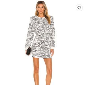 Saylor Rudie Dress, Zebra - Small